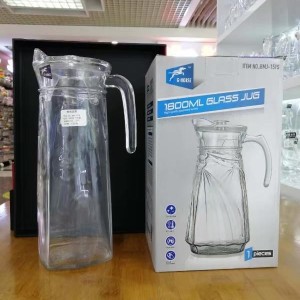 VAI cruche d'eau en verre 1700ml