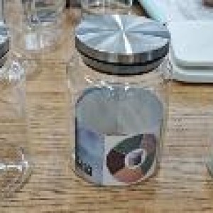 VAI bocal en verre 600ml 13*10cm