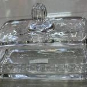 ADM Beurrier en verre 17x10,5x9,5cm