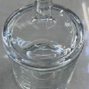 ADM Bonbonnière en verre 10x18cm