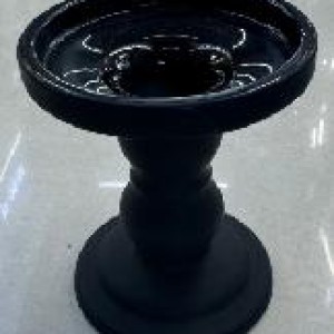 ADM chandelier en verre noir 8,5 x 10 cm