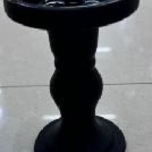 ADM chandelier en verre noir 8,5 x 14 cm