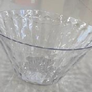 CUI bol en plastique transparent 24 x 12 cm
