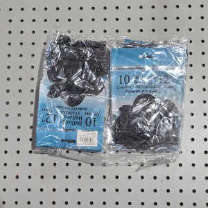 BAL 10 ballon en latex 12" noir brillant