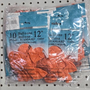 BAL 10 ballons 12" orange