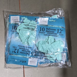 BAL ballon latex 12" vert bebe