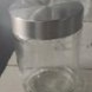 VAI pot rond en verre avec couvercle 1000ml
