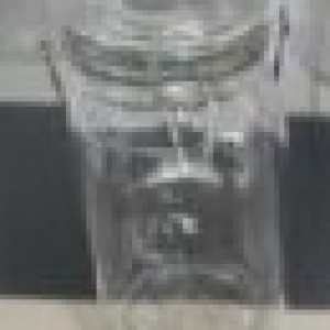 VAI jar cylindre en verre avec couvercle clip 800ml