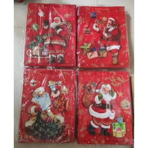 XMS sac cadeaux noel en papier 30x12x40cm