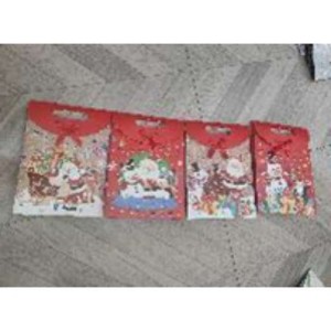 XMS sac de noel en papier 19x9x27cm