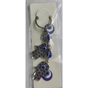 ACC porte-clés yeux bleus