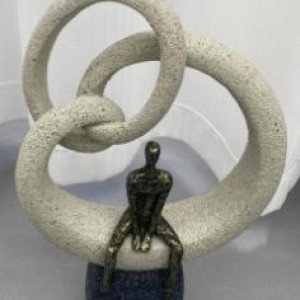ACC Vase artisanal en résine