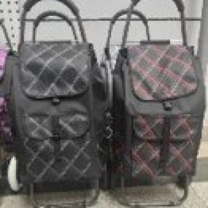QUI sac de magasinage sur roulette