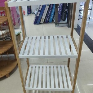 ADM etagere blanche 3 niveau 30x40x80cm