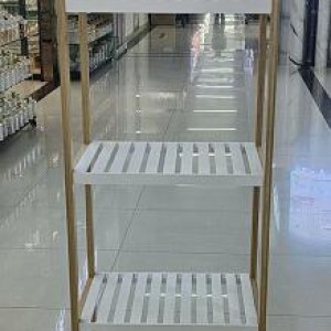 ADM etagere blanche 5 niveau 30x40x140cm