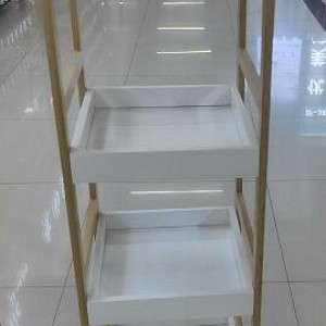 ADM etagere blanche 4 niveau 29x30x100cm