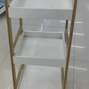 ADM etagere blanche 3 niveau 29x30x72cm