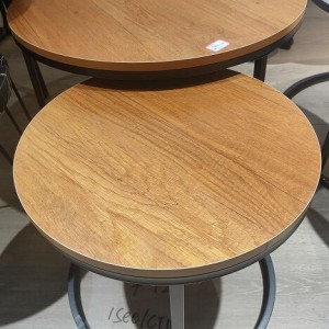 ADM table ronde en bois 60x41cm