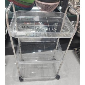 ADM support en plastique à 3 niveaux transparent