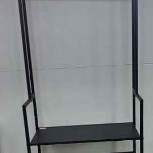 ADM etagere en métal noir 63x30x71cm