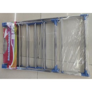 ADM porte-vetement en acier inoxydable, bleu