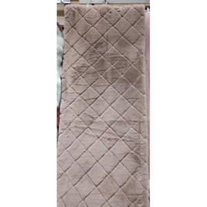 ADM tapis long rect fausse fourrure 60cmx1.8m asst