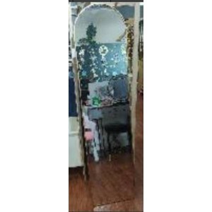 ADM miroir blanc sur pied 150x40cm