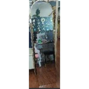 ADM miroir doré sur pied 150x40cm