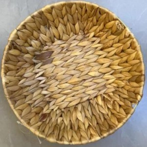 ADM panier en papyrus rond 25*9cm