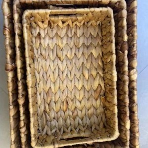 ADM panier en papyrus carré grand 36*27*13cm