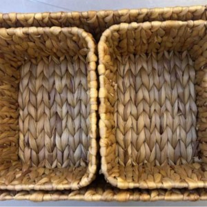 ADM panier en papyrus carré grand 37*26*16cm
