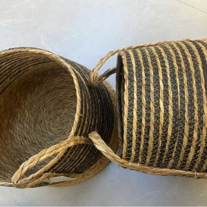 ADM panier en papyrus rond grand