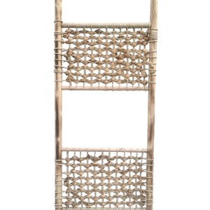 ADM paravent en bois avec corde 180*40cm