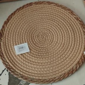 ADM tapis rond 35cm, camel