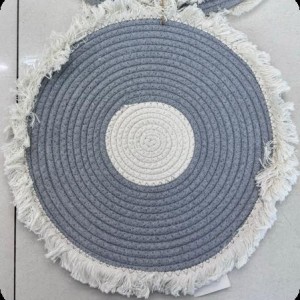 ADM tapis rond 35cm, gris
