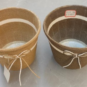 ADM  pot de fleurs 19x12.5x15 cm, 2 couleurs assorties