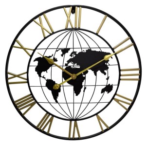 HOR  horloge murale en métal 60 cm