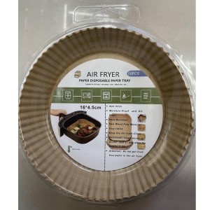 20 x 4,5 cm, 50pcs papier parchemin rond pour friteuse a air