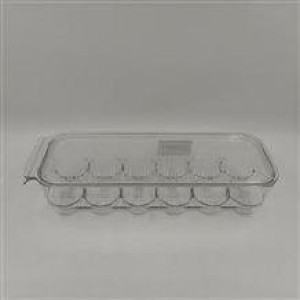 ADM porte-œufs en plastique transparent 31x11x7cm