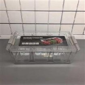 ADM contenant alimentaire en plastique transparent 32,5 x 16