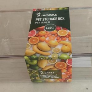 ADM contenant alimentaire transparente en plastique 32 x 16,