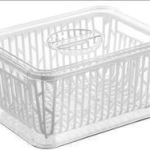 ADM contenant alimentaire en plastique transparent avec doub