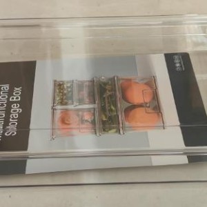 ADM contenant alimentaire en plastique transparent avec couv