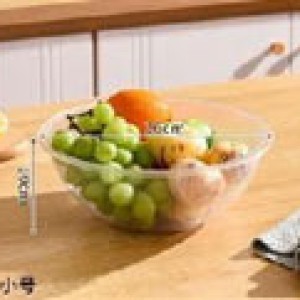 ADM panier à fruits en plastique transparent 26x10cm