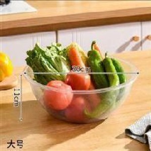 ADM panier à fruits plastique transparent 30x11cm