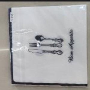 CUI 33x33cm 20 pcs serviette de table 2 plis