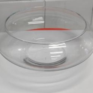 ADM  Vase en verre 16x8.5 cm