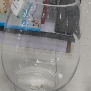 ADM  Vase en verre 12.5x25 cm