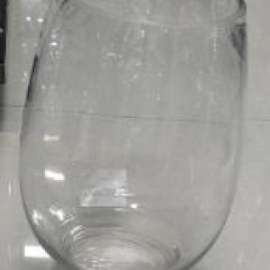 ADM  vase en verre 10.5x20 cm