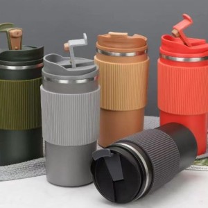 VAI  bouteille à café 480ml, noir, gris, café 3 couleurs ass